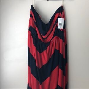 NWT women’s strapless dress